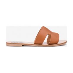 Steve Madden Grayson Kapcie Brązowy. Pomarańczowe kapcie damskie Steve Madden, ze skóry. Za 262,95 zł.