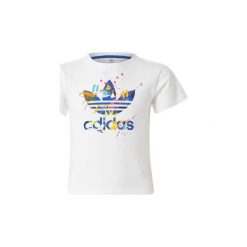 T-shirty z krótkim rękawem Dziecko adidas Tee. Białe t-shirty chłopięce Adidas, bez wzorów, z krótkim rękawem. Za 79,95 zł.
