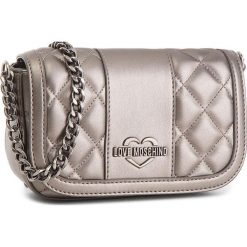 Torebka LOVE MOSCHINO - JC4013PP16LB0910 Peltr. Szare torebki klasyczne damskie marki Love Moschino, ze skóry ekologicznej. W wyprzedaży za 499,00 zł.