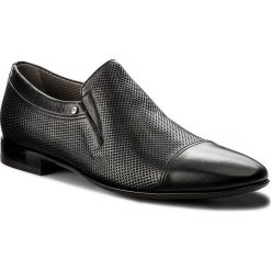 Półbuty ALDO BRUÈ - AB490EF-TONE Nero. Czarne półbuty męskie Aldo Bruè, na co dzień, bez wzorów, ze skóry, eleganckie, bez zapięcia. W wyprzedaży za 879,00 zł.