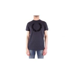 T-shirty z krótkim rękawem Fred Perry M5591. Niebieskie t-shirty męskie Fred Perry, s, bez wzorów, bez kołnierzyka, krótkie. Za 368,82 zł.