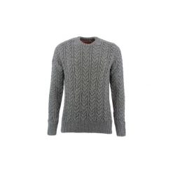 Swetry Superdry JACOB CREW. Szare swetry męskie Superdry, xl, bez wzorów, bez kołnierzyka, bez kaptura. Za 308,78 zł.