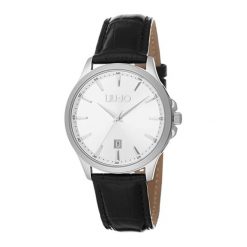 Zegarek "LJW-TLJ1077" w kolorze czarnym. Czarne, analogowe zegarki męskie Liu Jo, Guess, ze stali. W wyprzedaży za 249,95 zł.