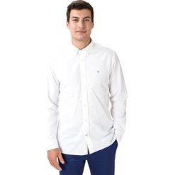 Tommy Hilfiger Oxford Koszula Biały. Białe koszule męskie TOMMY HILFIGER, xxl, bez wzorów, z bawełny, bez kołnierzyka, z długim rękawem. Za 462,95 zł.