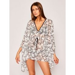Tunika Karl Lagerfeld KL20WCU08. Czarne bluzki damskie KARL LAGERFELD, bez wzorów, z poliesteru, bez kołnierzyka, bez rękawów. Za 399,00 zł.