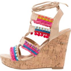 Rzymianki damskie: Steve Madden ELICIT Sandały na obcasie natural/multicolor