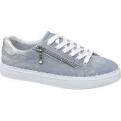 Sneakersy damskie Graceland niebieskie. Niebieskie sneakersy damskie Graceland, z gumy. Za 99,90 zł.