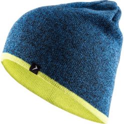 Czapka męska CAM609 - ciemny granat melanż - Outhorn. Szare czapki męskie marki Outhorn, na zimę, melanż. W wyprzedaży za 14,99 zł.