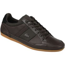 Lacoste Chaymon 116 spm0080257 44 Brązowe. Pomarańczowe buty sportowe męskie marki Lacoste, z gore-texu, wspinaczkowe, gore-tex. W wyprzedaży za 439,99 zł.