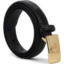 Pasek Damski LAUREN RALPH LAUREN - Carryover 412768165001 Black. Czarne paski damskie Lauren Ralph Lauren, w paski, ze skóry. Za 229,00 zł.