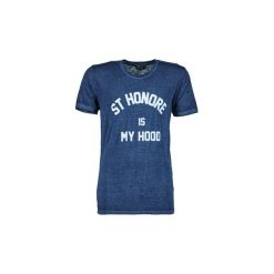 T-shirty z krótkim rękawem Eleven Paris FANORE. Niebieskie t-shirty męskie Eleven Paris, xs, bez wzorów, bez kołnierzyka, krótkie. W wyprzedaży za 139,30 zł.