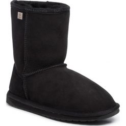 Buty EMU AUSTRALIA - Platinum Stinger Slim Lo WP20002 Black. Czarne kozaki damskie EMU Australia, ze skóry, na niskim obcasie, bez zapięcia. Za 769,00 zł.