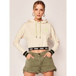 Bluza Puma Csm 597180. Brązowe bluzy damskie Puma, m, bez wzorów, z bawełny, bez rękawów, bez kaptura. Za 349,99 zł.