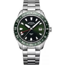 ROTARY RABAT ZEGAREK Henley Green GB05108/24. Zielone zegarki męskie ROTARY. W wyprzedaży za 1110,00 zł.