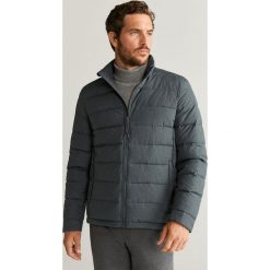 Mango Man - Kurtka Target. Niebieskie płaszcze męskie Mango Man, xl, bez wzorów, z poliesteru, krótkie, bez kaptura. Za 229,90 zł.
