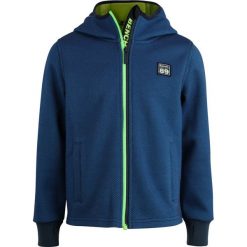Bench BONDED HOODED Kurtka z polaru blue. Niebieskie kurtki męskie Bench, z bawełny. Za 259,00 zł.