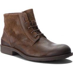 Kozaki CAMEL ACTIVE - Check 499.12.02 Taupe. Brązowe glany męskie Camel Active, z materiału. W wyprzedaży za 419,00 zł.