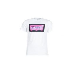 T-shirty z krótkim rękawem Levis GRAPHIC SET-IN NECK 2. Białe t-shirty męskie Levi's®, s, bez wzorów, bez kołnierzyka, krótkie. Za 109,00 zł.