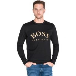 BOSS Hugo Boss Salbo Bluza Czarny. Czarne bluzy męskie BOSS Hugo Boss, m, z haftami, z bawełny, bez kołnierzyka, bez rękawów, bez kaptura. Za 573,95 zł.
