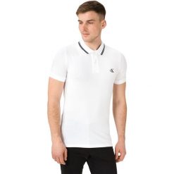 Calvin Klein Essentials Polo Koszulka Biały. Białe podkoszulki męskie Calvin Klein, m, bez wzorów, z elastanu, bez rękawów. Za 290,95 zł.