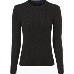 Polo Ralph Lauren - Sweter damski z mieszanki wełny merino i kaszmiru, szary. Szare swetry klasyczne damskie marki Polo Ralph Lauren, m, z wełny, klasyczne, polo. Za 299,95 zł.