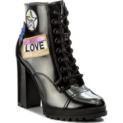 Botki ALDO - Glitterati 51983908 96. Czarne buty zimowe damskie ALDO, z materiału. W wyprzedaży za 279,00 zł.