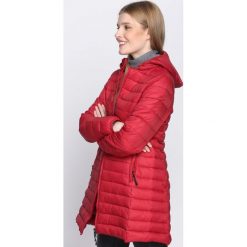 Czerwona Kurtka Weakness. Brązowe kurtki damskie pikowane marki QUECHUA, na zimę, m, z materiału. Za 94,99 zł.