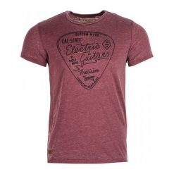 T-shirty męskie z nadrukiem: Timeout T-Shirt Męski Xl, Burgund