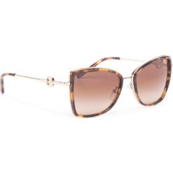 Okulary przeciwsłoneczne MICHAEL KORS - Corsica 0MK1067B 101413 Light Gold. Pomarańczowe okulary przeciwsłoneczne damskie Michael Kors. Za 789,00 zł.