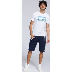 T-shirt męski TSM288 - biały. Białe koszulki męskie 4f, m, bez wzorów, z elastanu, bez kołnierzyka, z krótkim rękawem, krótkie. W wyprzedaży za 49,99 zł.