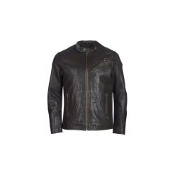 Kurtki skórzane Chevignon STEEL. Pomarańczowe kurtki męskie marki Chevignon, s, bez wzorów, bez kaptura. Za 1299,00 zł.