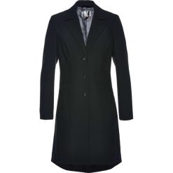 Długi żakiet bonprix czarny. Czarne żakiety damskie bonprix, bez wzorów, z materiału. Za 199,99 zł.