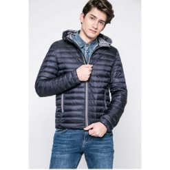 Geox - Kurtka puchowa. Niebieskie płaszcze męskie Geox, m, bez wzorów, z poliesteru, krótkie, z kapturem. W wyprzedaży za 399,90 zł.