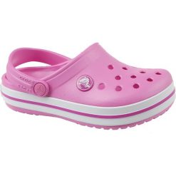 Crocs Crocband Clog K 204537-6U9. Różowe kapcie męskie marki Crocs, bez wzorów, z materiału. W wyprzedaży za 129,99 zł.
