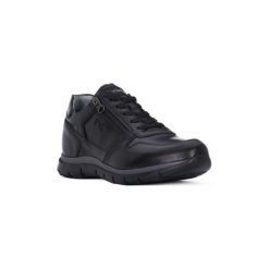 Buty Nero Giardini MP NERO GIARDINI CARACAS NERO. Czarne trampki męskie marki Nero Giardini MP, bez wzorów, bez zapięcia. Za 507,99 zł.