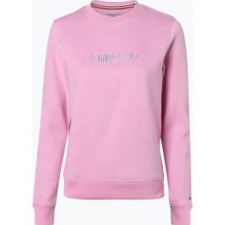 Tommy Jeans - Damska bluza nierozpinana, różowy. Różowe bluzy damskie Tommy Jeans, s, bez wzorów, z jeansu, bez rękawów, bez kaptura. Za 359,95 zł.