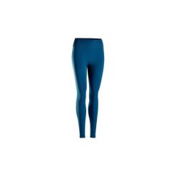 Legginsy bezszwowe do jogi. Niebieskie legginsy damskie DOMYOS, l, z elastanu. Za 129,99 zł.