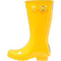 Buty zimowe damskie: Hunter ORIGINAL GLOSS Kalosze yellow