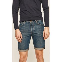 Lee - Szorty jeansowe. Niebieskie spodenki i szorty męskie Lee, l, bez wzorów, z bawełny, casualowe. Za 229,90 zł.