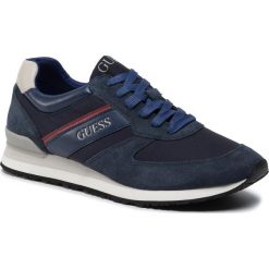 Sneakersy GUESS - Charlie FM8CHA ELE12 DEEP. Niebieskie sneakersy męskie Guess, bez zapięcia. Za 399,00 zł.
