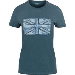 T- shirt Pepe Jeans. Koszulki damskie s, bez wzorów, z jeansu, bez kołnierzyka, bez rękawów. Za 99,00 zł.