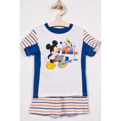 Blukids - Piżama dziecięca 80-98 cm. Niebieskie piżamy chłopięce Blukids, z nadrukiem, z bawełny, bez rękawów. W wyprzedaży za 27,90 zł.