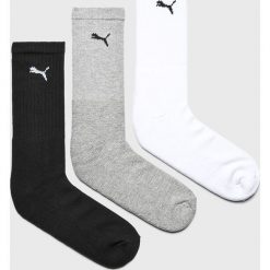 Puma - Skarpety (3-pack). Szare skarpetki męskie marki Puma, z bawełny. Za 39,90 zł.