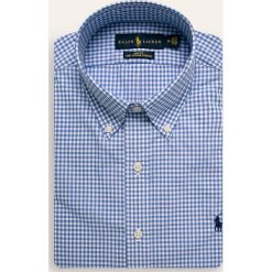 Polo Ralph Lauren - Koszula. Niebieskie koszule męskie Polo Ralph Lauren, s, bez wzorów, z bawełny, casualowe, polo, z długim rękawem. W wyprzedaży za 379,90 zł.