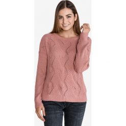 Tom Tailor Sweter Beżowy. Brązowe bluzy damskie Tom Tailor, l, bez wzorów, z bawełny, bez rękawów, bez kaptura. Za 252,95 zł.