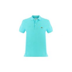 Koszulki polo z krótkim rękawem Lacoste 4012 SLIM FIT. Niebieskie koszulki męskie Lacoste, xl, bez wzorów, z krótkim rękawem. Za 466,59 zł.