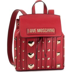 Plecak LOVE MOSCHINO - JC4241PP08KF0500 Rosso. Czerwone plecaki damskie Love Moschino, bez wzorów, ze skóry ekologicznej, eleganckie, bez dodatków. Za 959,00 zł.
