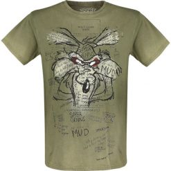 Odzież: Looney Tunes Wile E. Coyote - Inner Thoughts T-Shirt khaki