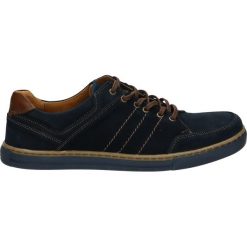 Derby męskie: Półbuty męskie - 841 JU BLU-AX