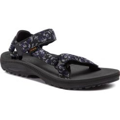 Sandały TEVA - Winsted 1017419 Bramble Black. Czarne sandały męskie Teva, z tworzywa sztucznego, bez zapięcia. W wyprzedaży za 159,00 zł.